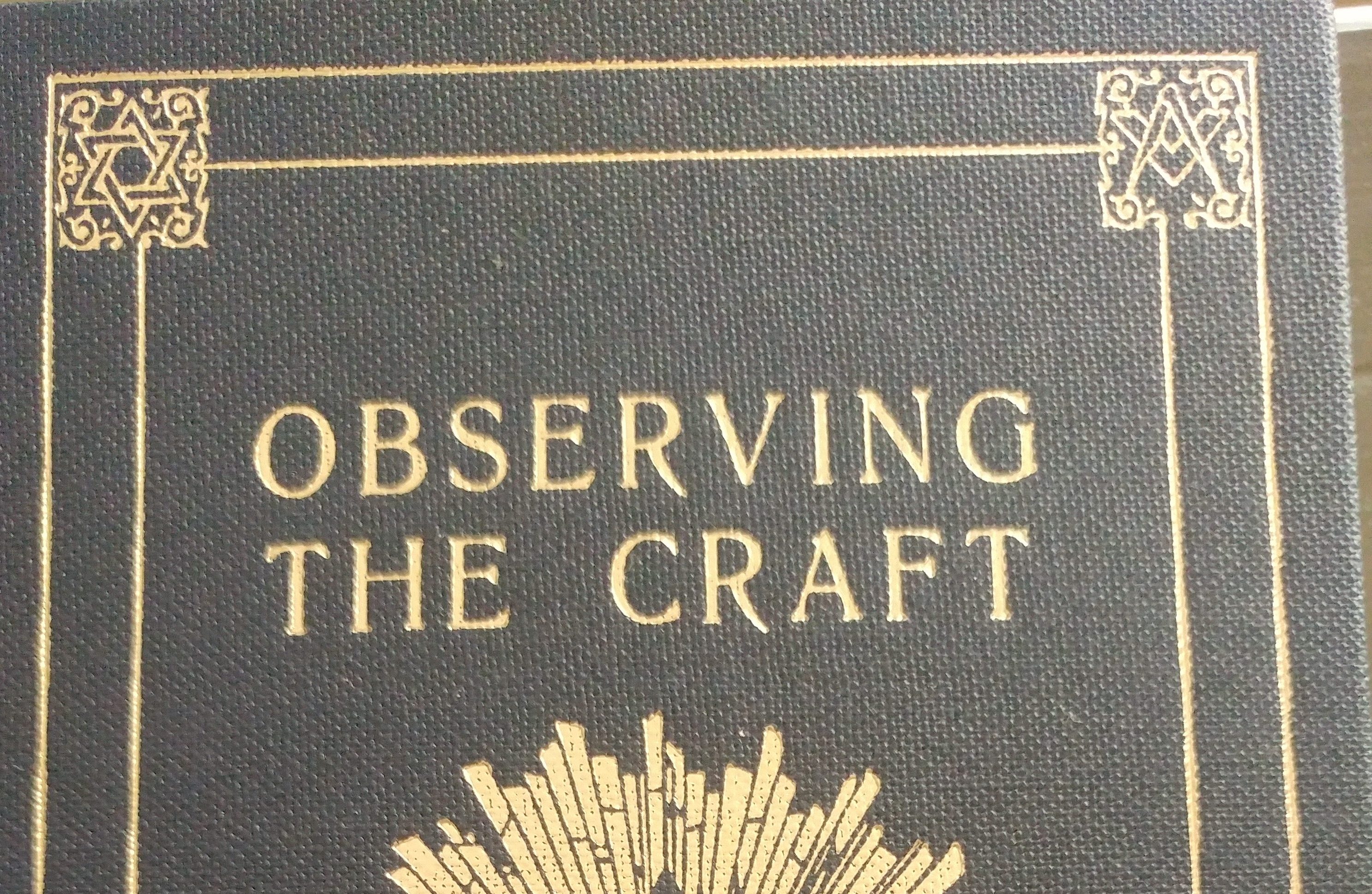 Observing the Craft - book