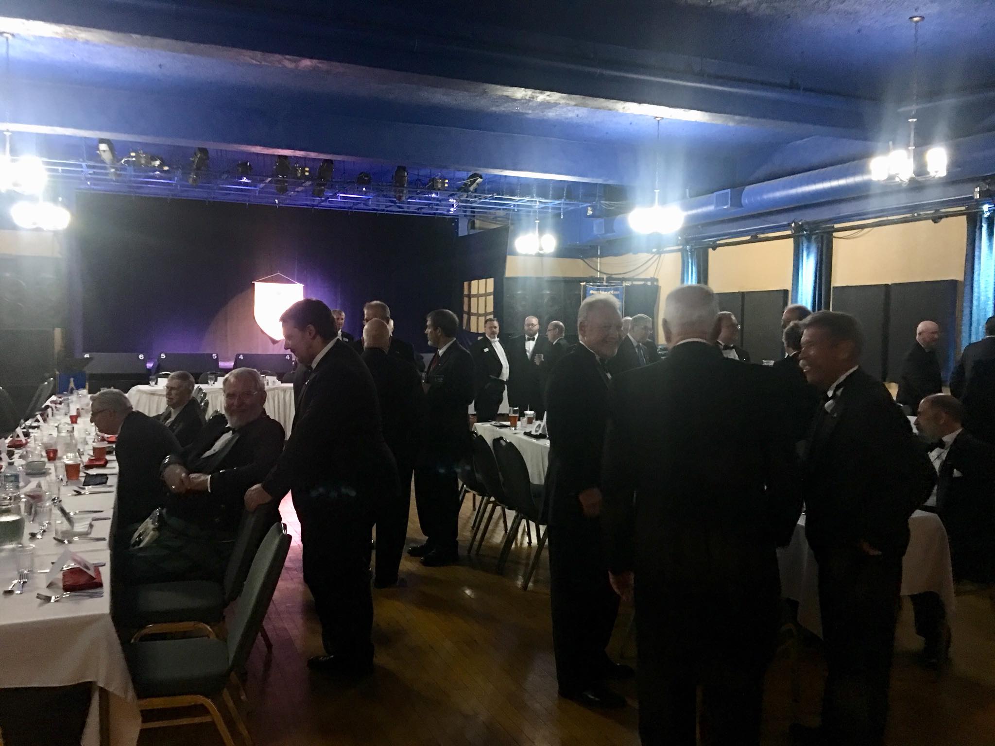 Guests at the banquet