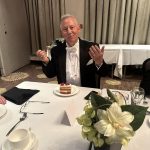 The newly installed Master of the Lodge
